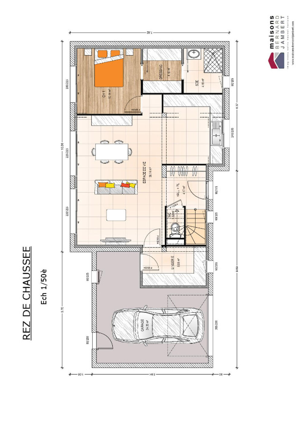 vente Maison - 5 pièce(s) - 100 m² Chemillé (49120)