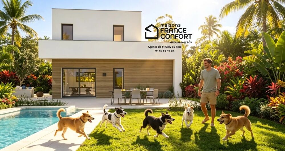 Maison 4 pièces 90 m² · à Lunel · 90 m² · 373 500 €