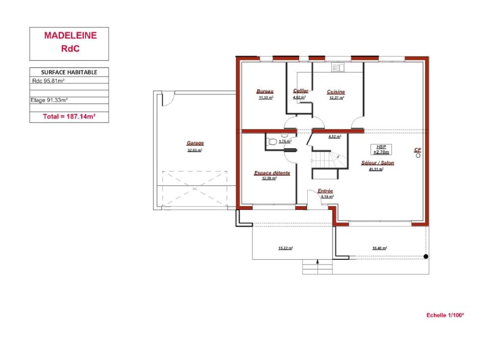 vente Maison - 8 pièce(s) - 175 m² Châtenay-Malabry (92290)
