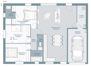  Maison à vendre 4 pièces 90 m²