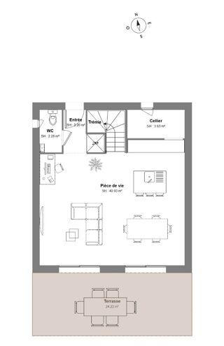  Maison à vendre 4 pièces 90 m²