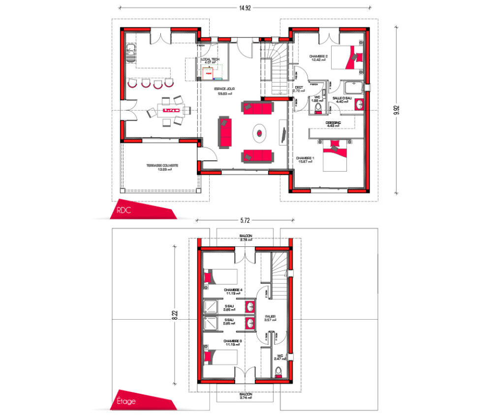 vente Maison - 5 pièce(s) - 140 m² Andernos-les-Bains (33510)