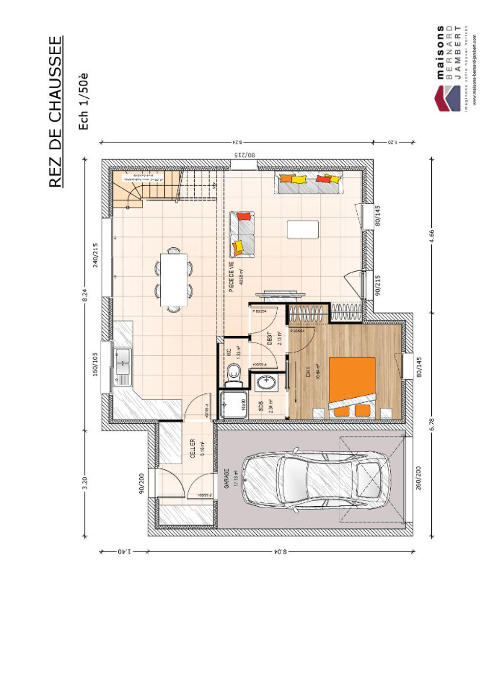 vente Maison - 6 pièce(s) - 110 m² Sainte-Gemmes-sur-Loire (49130)