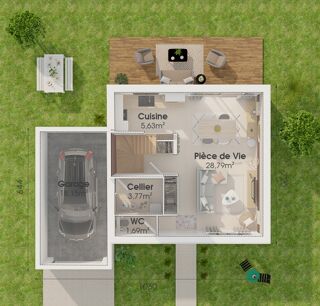 vente Maison - 4 pièce(s) - 78 m² Saint-Mathieu-de-Tréviers (34270)