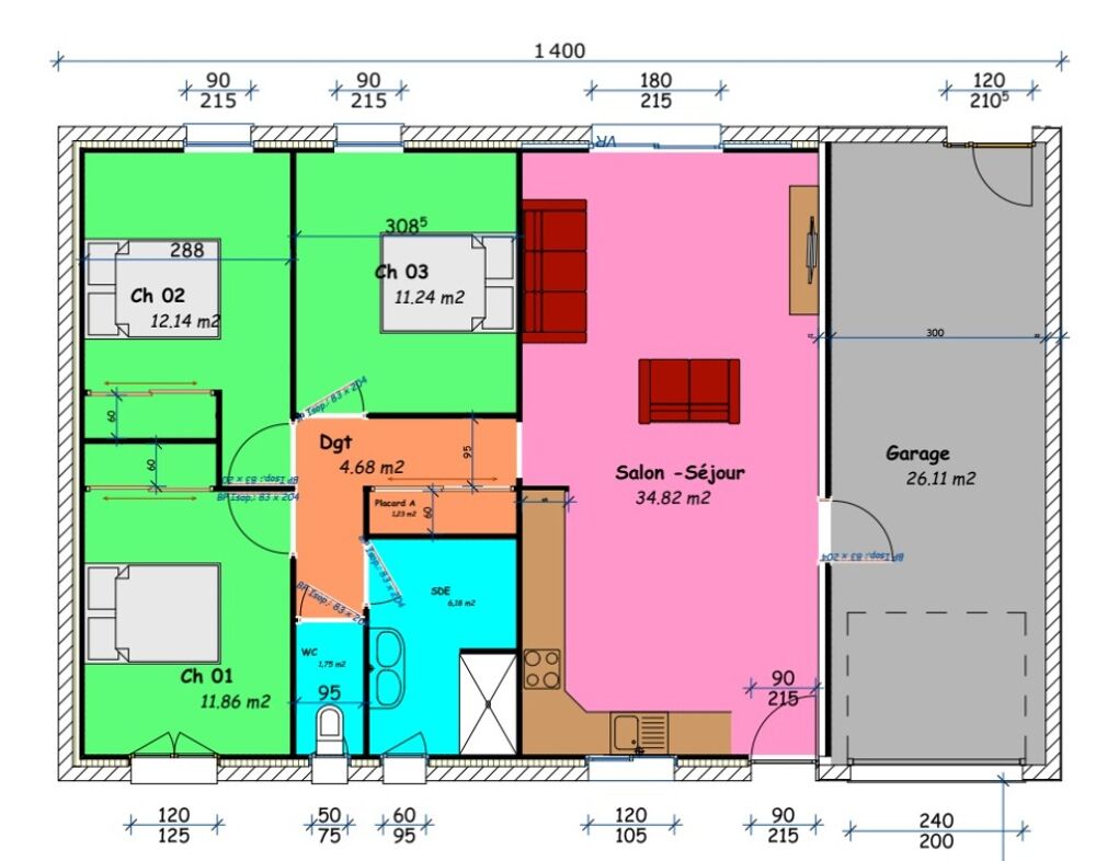 MAISON À CONSTRUIRE DE 84 M² À SAINT-HILAIRE-DE-RIEZ, 4 ....