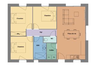  Maison � vendre 4 pi�ces 69 m�