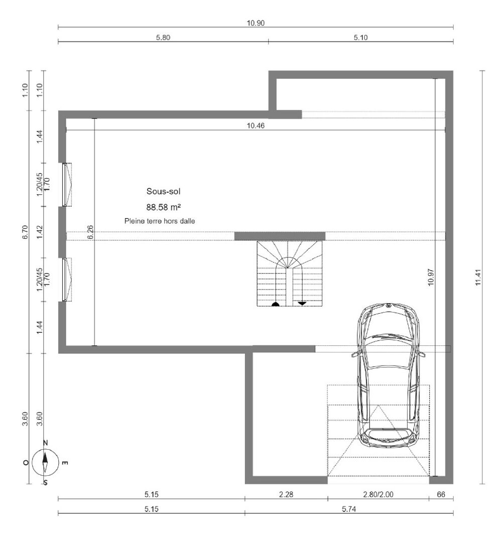 MAISON À CONSTRUIRE DE 145 M² IDÉALEMENT SITUÉE À BOISSI....