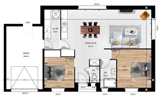  Maison à vendre 4 pièces 74 m²