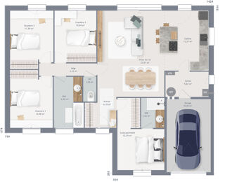  Maison à vendre 6 pièces 105 m²
