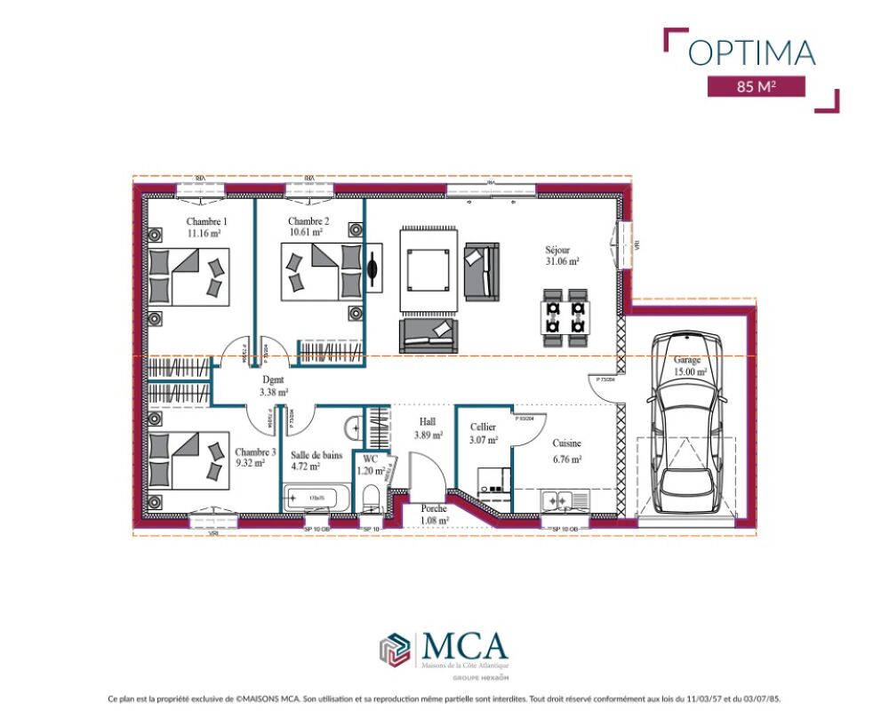vente Maison - 4 pièce(s) - 90 m² Pissos (40410)