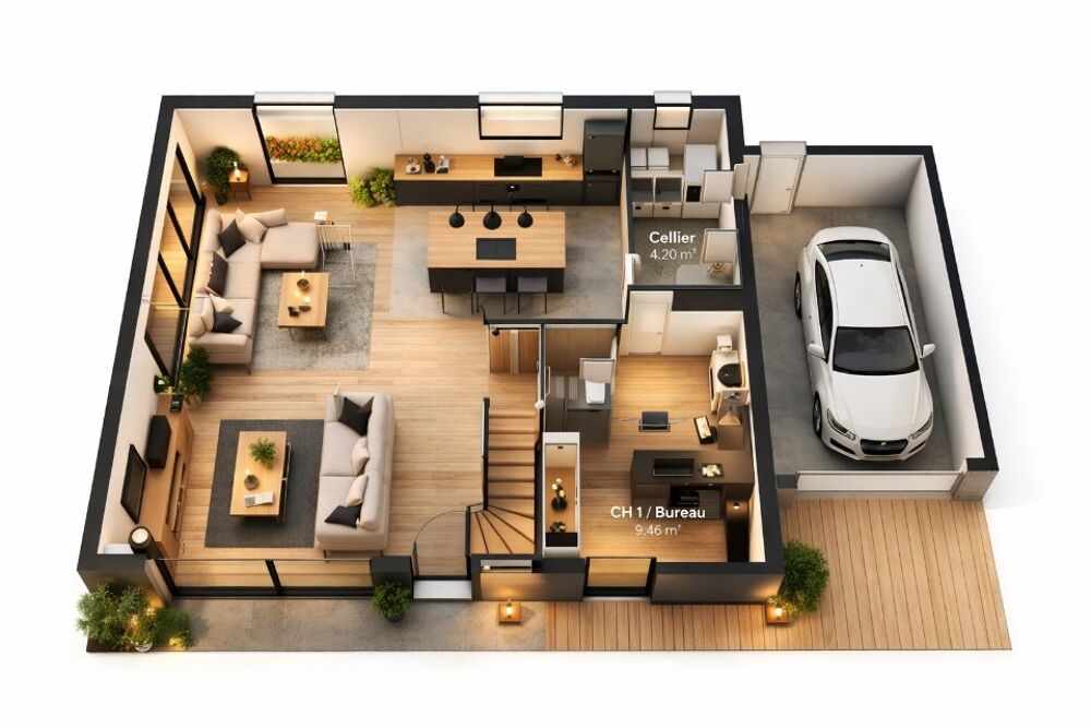 vente Maison - 6 pièce(s) - 121 m² Guignes (77390)