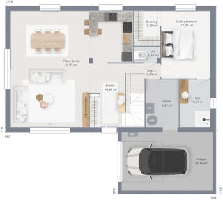  Maison à vendre 6 pièces 125 m²