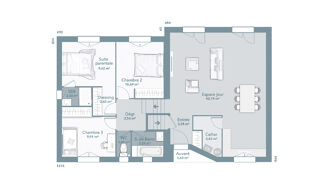  Maison 4 pi�ces 90 m� Montpellier