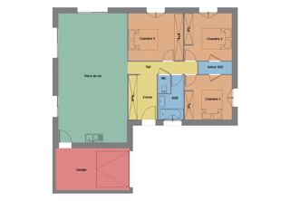  Maison 3 pi�ces 90 m� Aigrefeuille-sur-maine