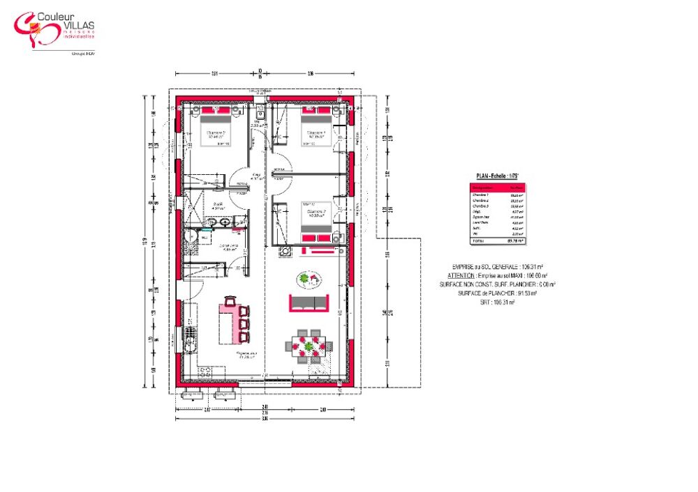 vente Maison - 4 pièce(s) - 90 m² Le Porge (33680)