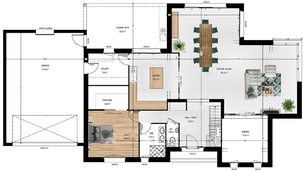 vente Maison - 6 pièce(s) - 187 m² Écouflant (49000)
