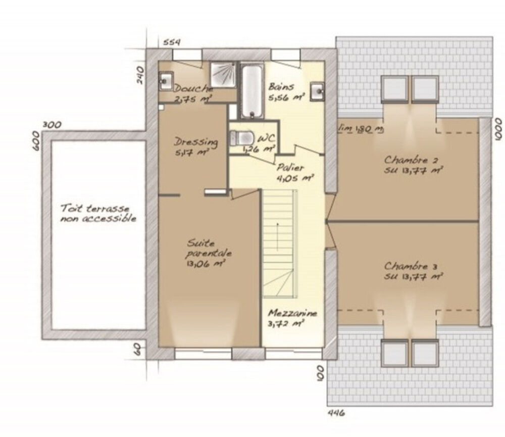 vente Maison - 6 pice(s) - 139 m Le Plessis-Belleville (60330)