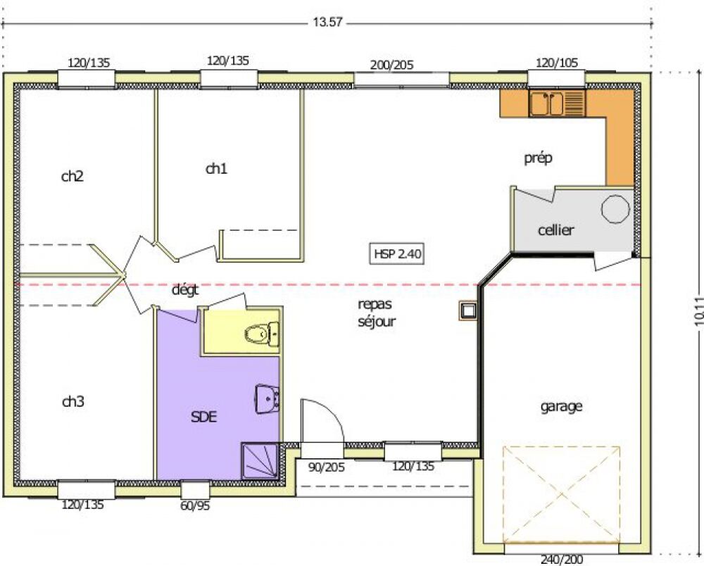vente Maison - 4 pièce(s) - 72 m² Montréverd (85260)