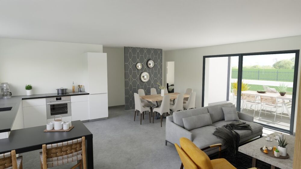MAISON À CONSTRUIRE DE 105 M² À TERRES DE BORD AVEC 4 PI....