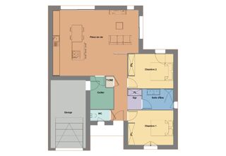  Maison � vendre 3 pi�ces 80 m�