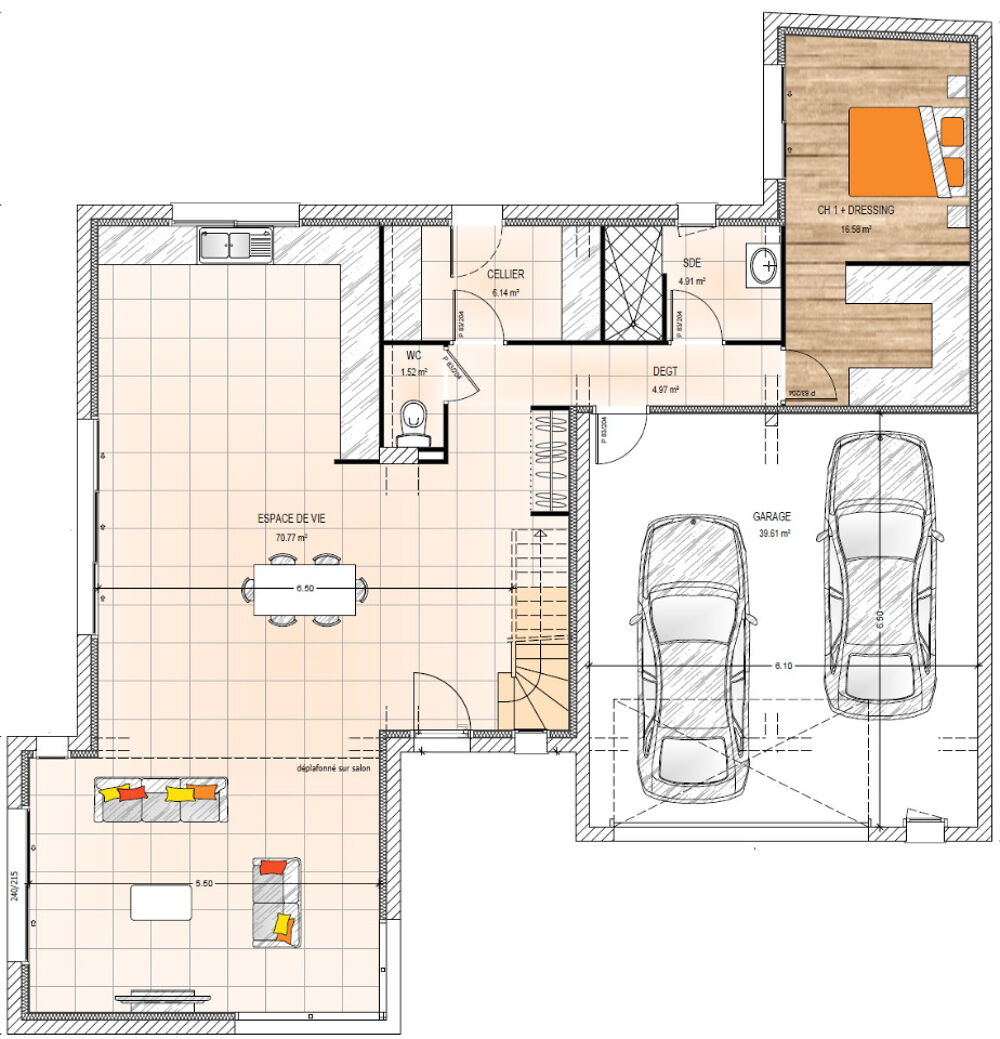 MAISON À CONSTRUIRE DE 155 M² PROCHE D'ANGERS À....