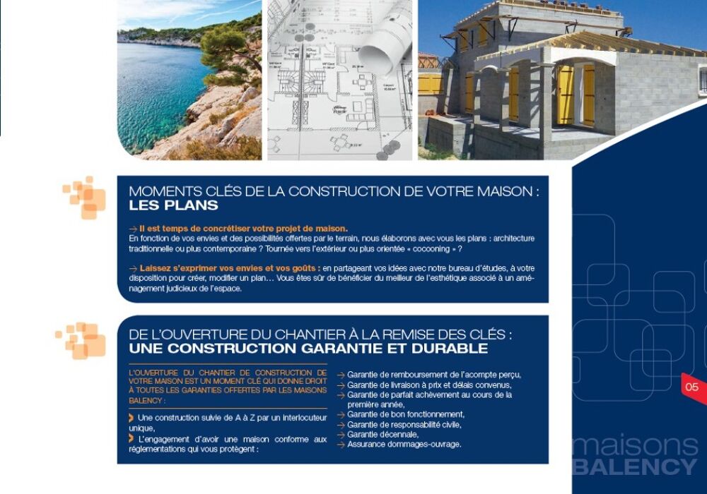 MAISON À CONSTRUIRE DE 90 M² AVEC 5 PIÈCES À LA CALMETTE....
