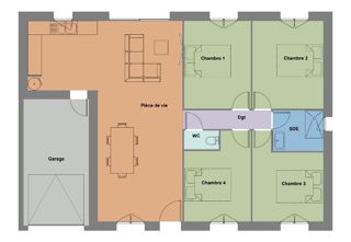  Maison à vendre 5 pièces 90 m²