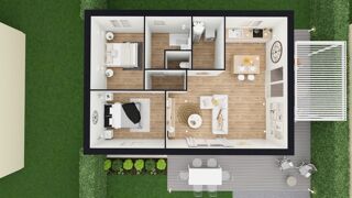  Maison à vendre 3 pièces 60 m²