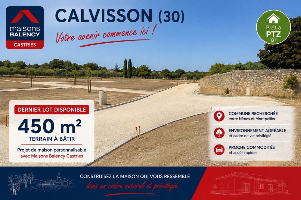 vente Maison - 4 pièce(s) - 90 m² Calvisson (30420)