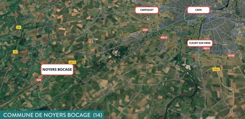 vente Terrain - 410 m² Noyers-Bocage (14210)