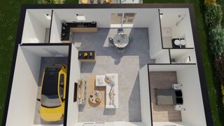  Maison � vendre 3 pi�ces 60 m�