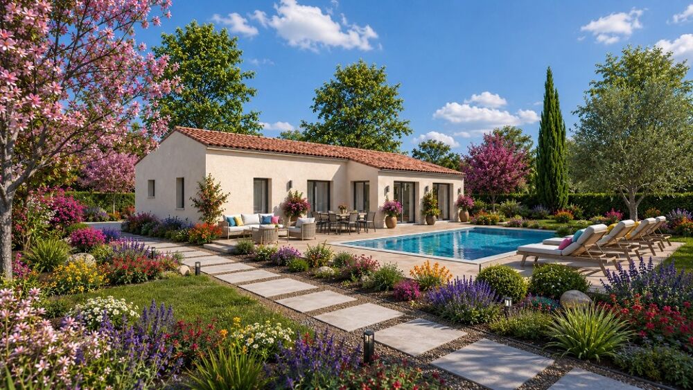 MAISON À CONSTRUIRE DE 70 M² PROCHE DE MONTPELLIER, 4 PI....