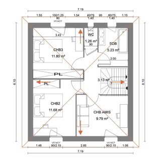  Maison 5 pi�ces 108 m� Revonnas