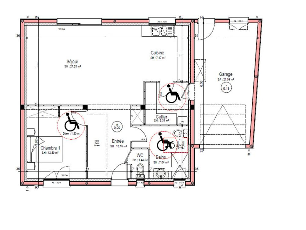 vente Maison - 3 pi�ce(s) - 70 m� Laign�-en-Belin (72220)