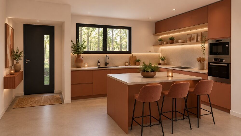 A vérines sur un terrain viabilisé de 320m2 bénéficiant ....