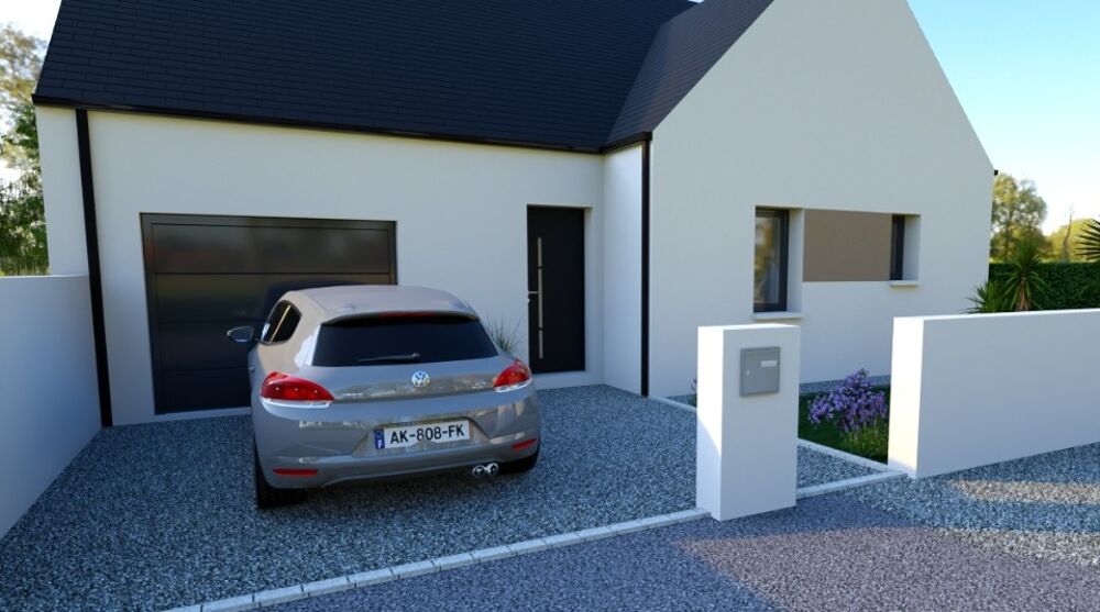 Cette maison de plain-pied en L vous séduira par sa conf....