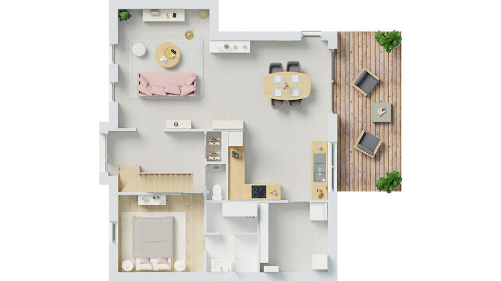 MAISON À CONSTRUIRE DE 135 M² À CONCHIL-LE-TEMPLE, EMPLA....