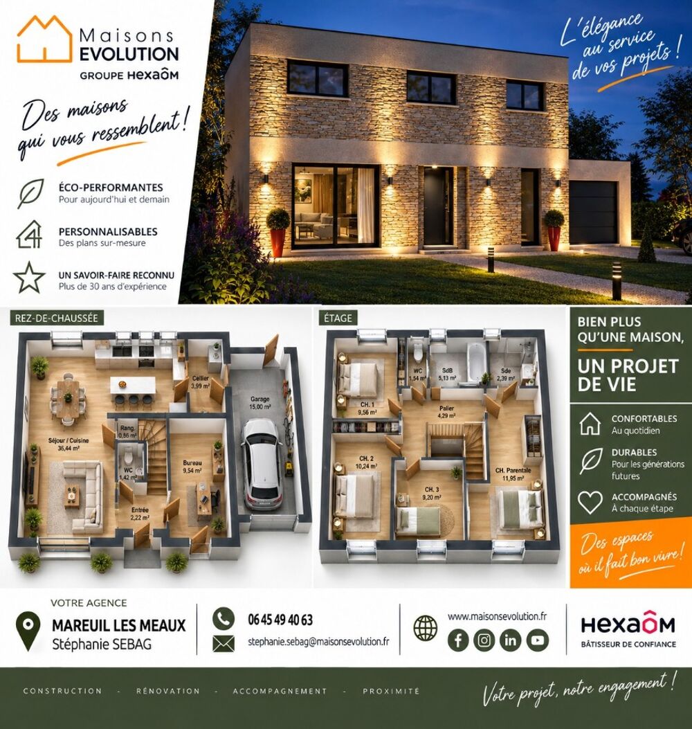 vente Maison - 6 pièce(s) - 108 m² Châtres (77610)