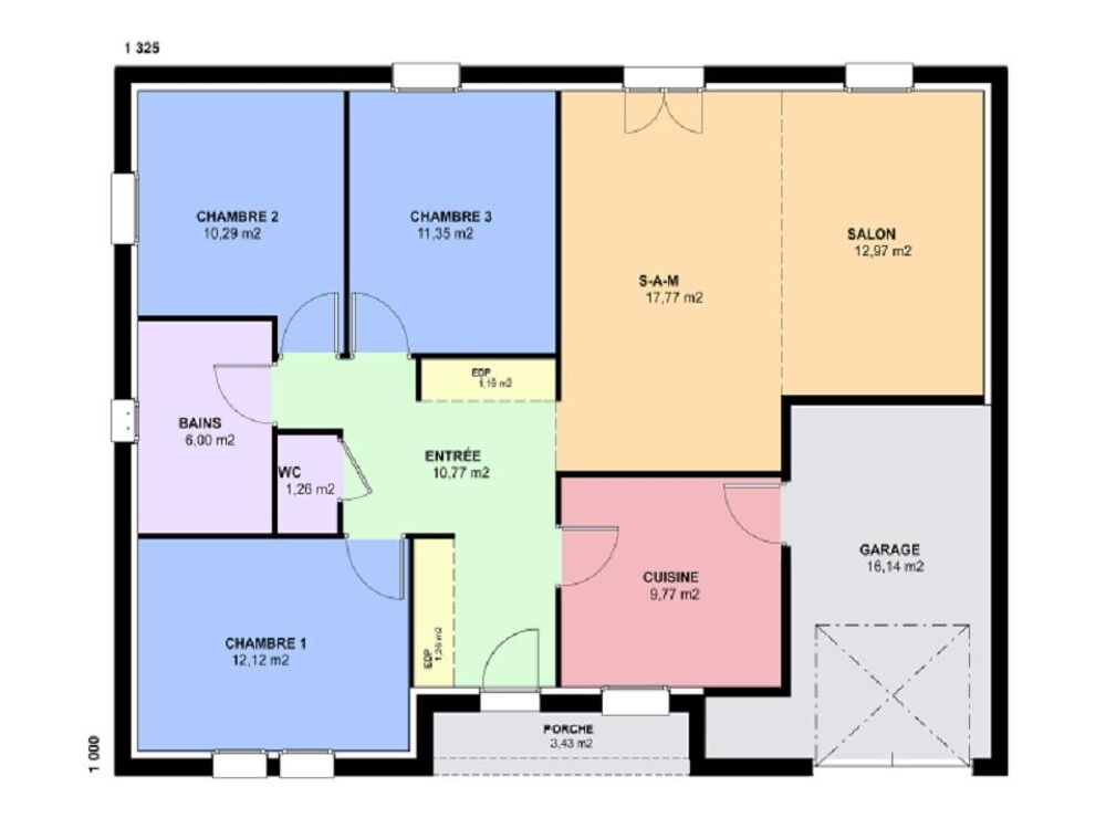 MAISON À CONSTRUIRE DE 90 M² PROCHE DE METZ, 4 PIÈCES pl....