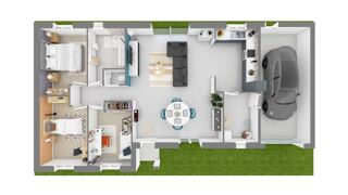  Maison 4 pièces 115 m² Châteauroux