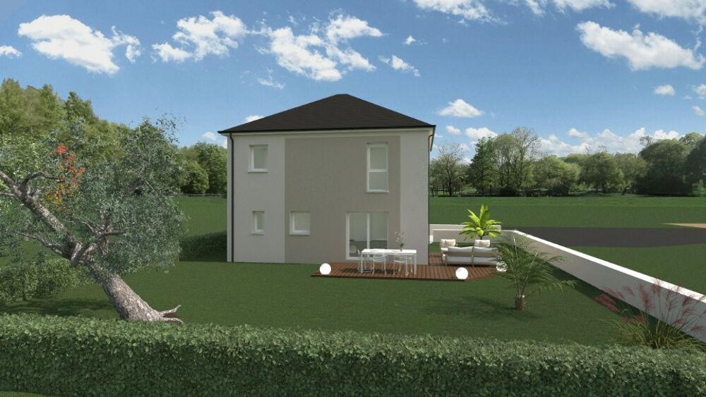 MMAISON NEUVE À CONSTRUIRE AVEC 4 PIÈCES SUR UNE SURFACE....