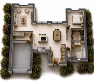 vente Maison - 6 pièce(s) - 170 m² Ballan-Miré (37510)