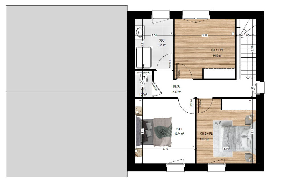 vente Maison - 6 pièce(s) - 115 m² Bouchemaine (49080)