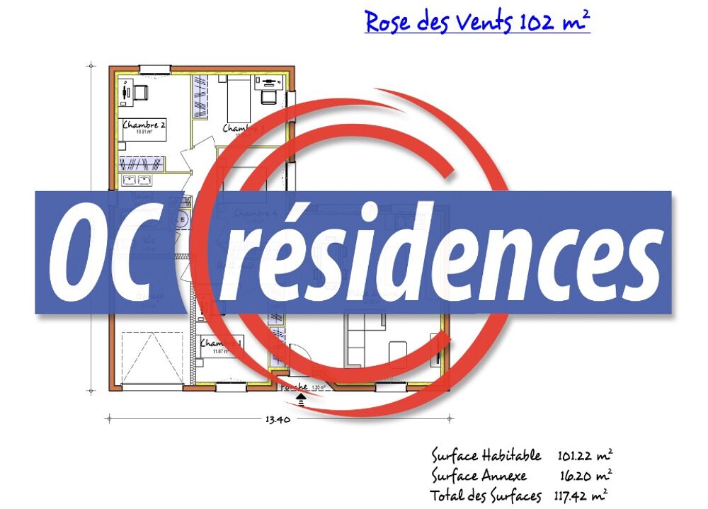 vente Maison - 6 pièce(s) - 101 m² Albi (81000)