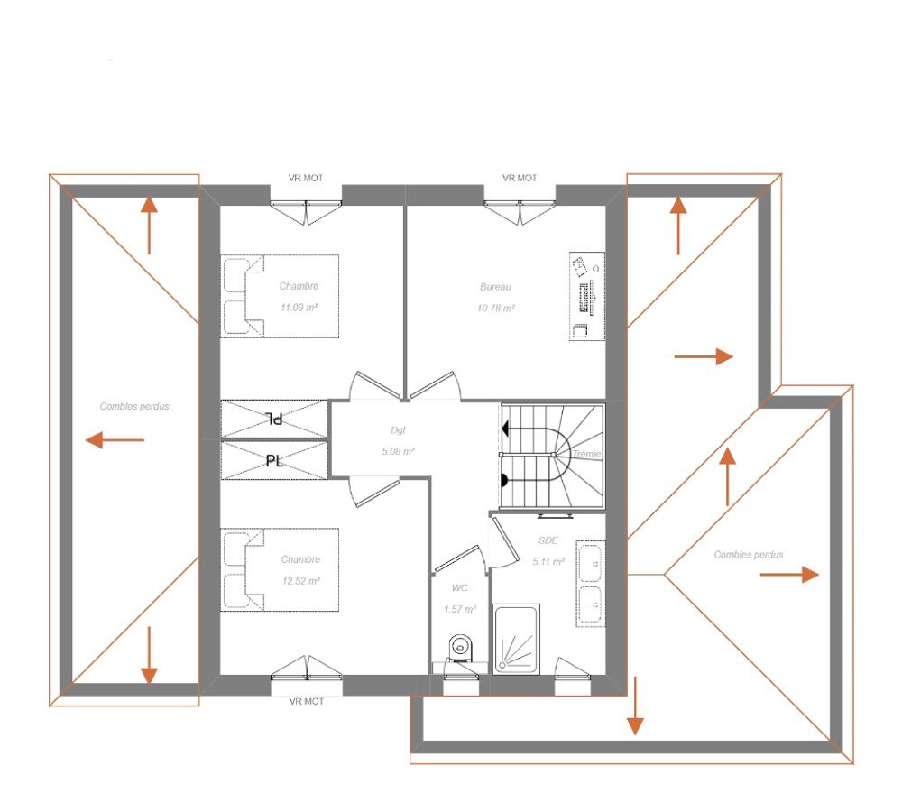 vente Maison - 5 pièce(s) - 120 m² Châteauroux (36000)