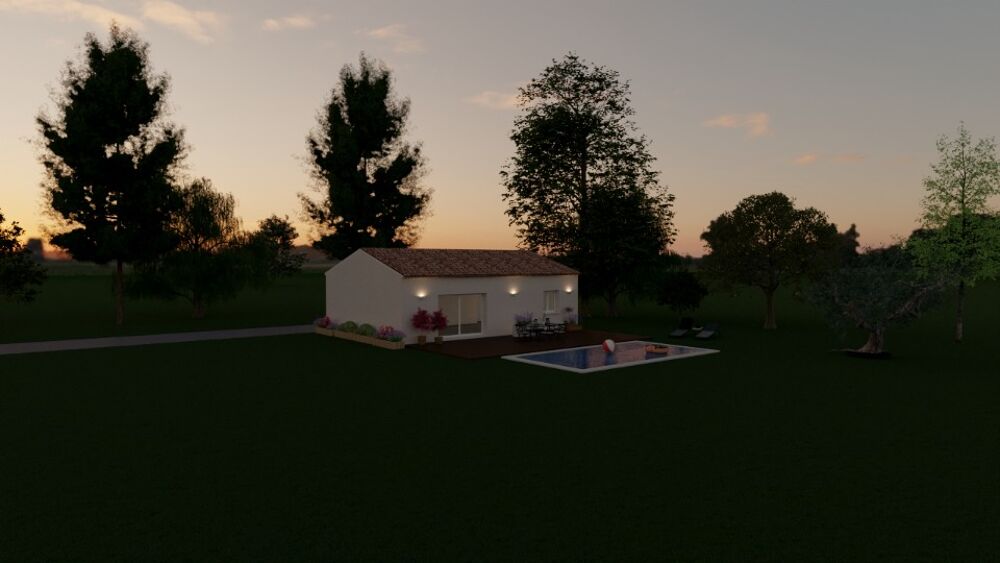 Ce projet de maison neuve de plain-pied de 83 m² signée ....