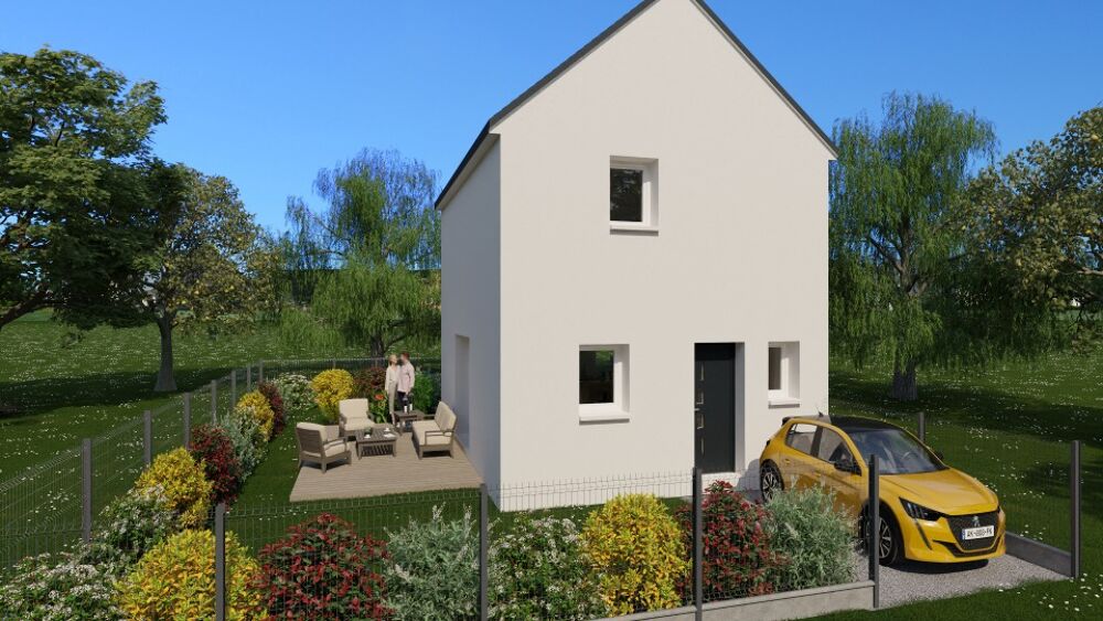 Maison à construire compacte 57 m² avec 2 belles chambre....