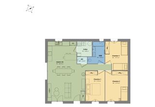  Maison � vendre 4 pi�ces 83 m�