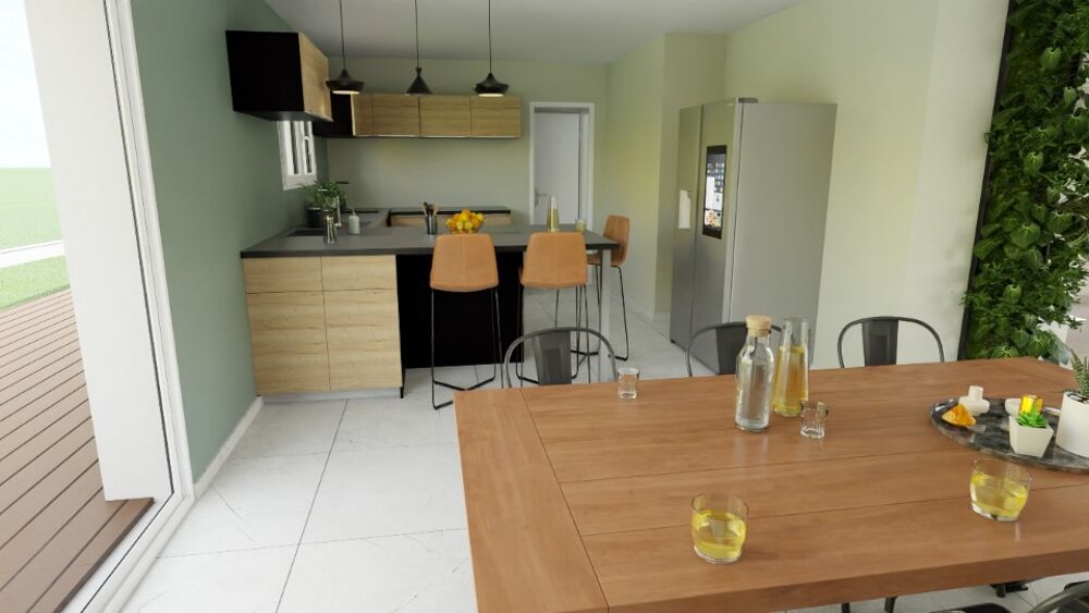 A construire à MERICOURT cette maison contemporaine à co....