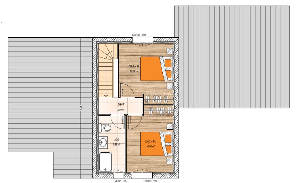 vente Maison - 6 pièce(s) - 106 m² Maulévrier (49360)